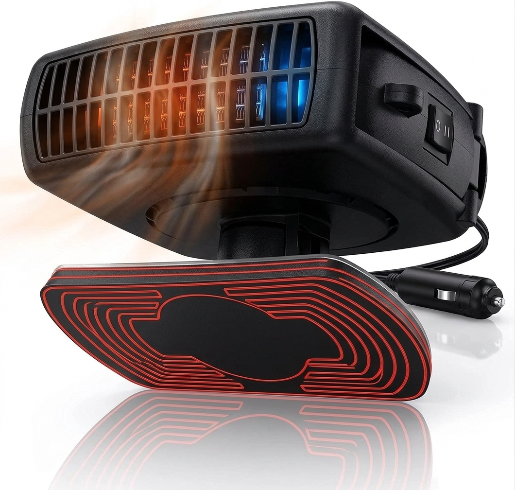 ✨Calefactor Portátil Para Auto 2 en 1 Pro: Calor al Instante y Ahorra Bencina (12V) 🚗❄️