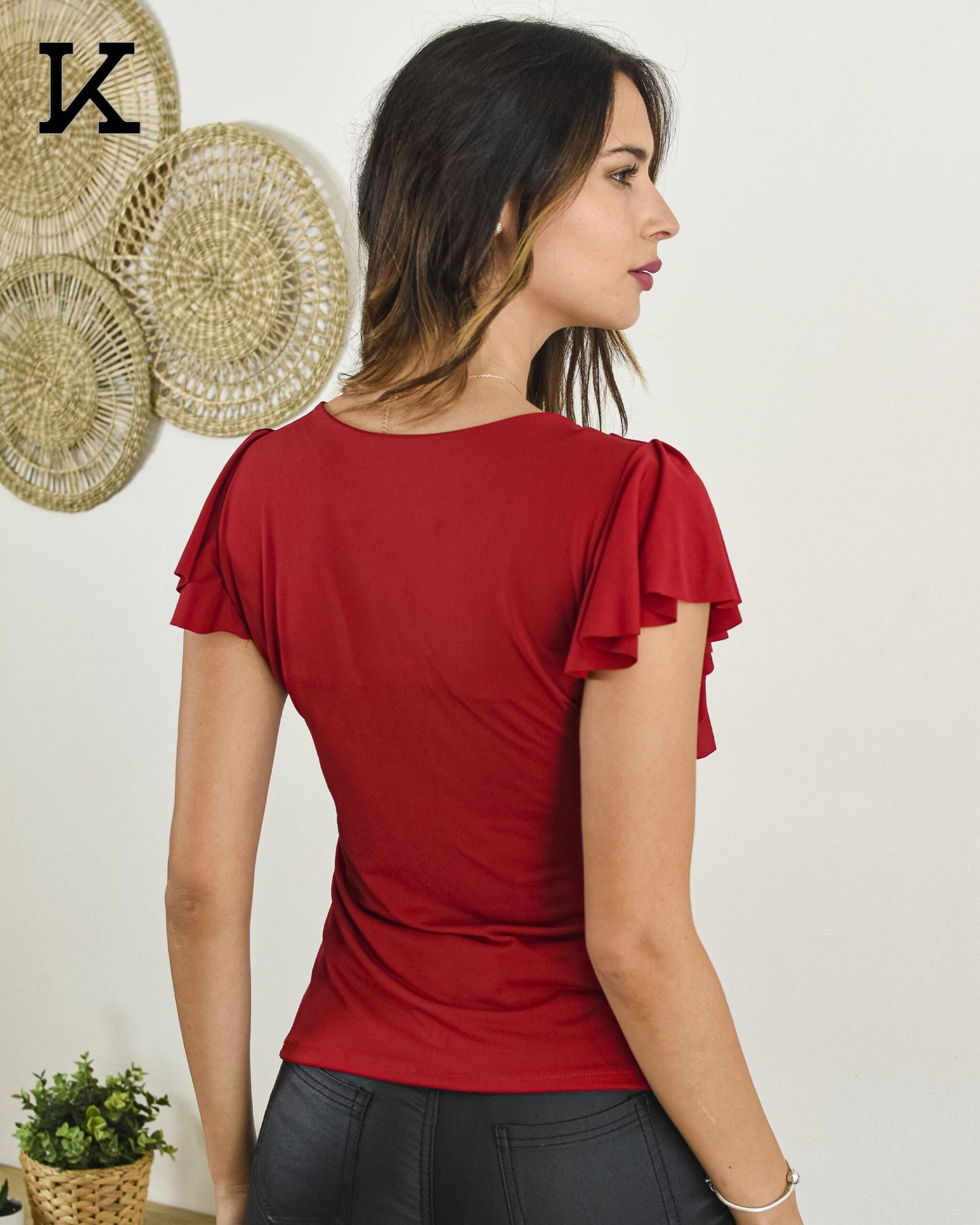 Polera Hilary - Rojo