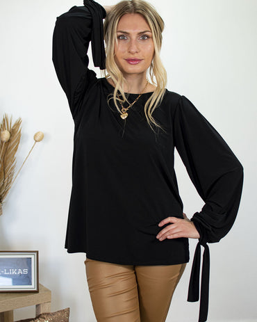 Polera Valencia Negro