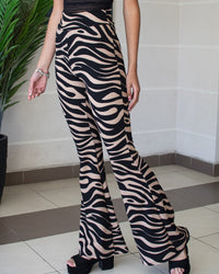 Pantalón Flare - Cebra