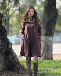 Vestido Ines Cuello Print