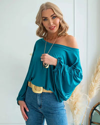 Polera Mirta Turquesa