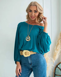 Polera Mirta Turquesa