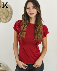 Polera Hilary - Rojo