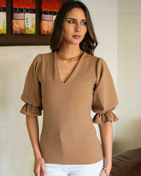 Polera Rita - Beige