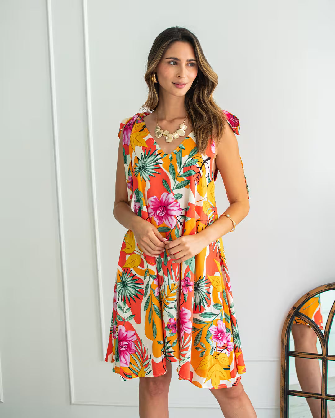 Vestido Catania - Tonos Naranja